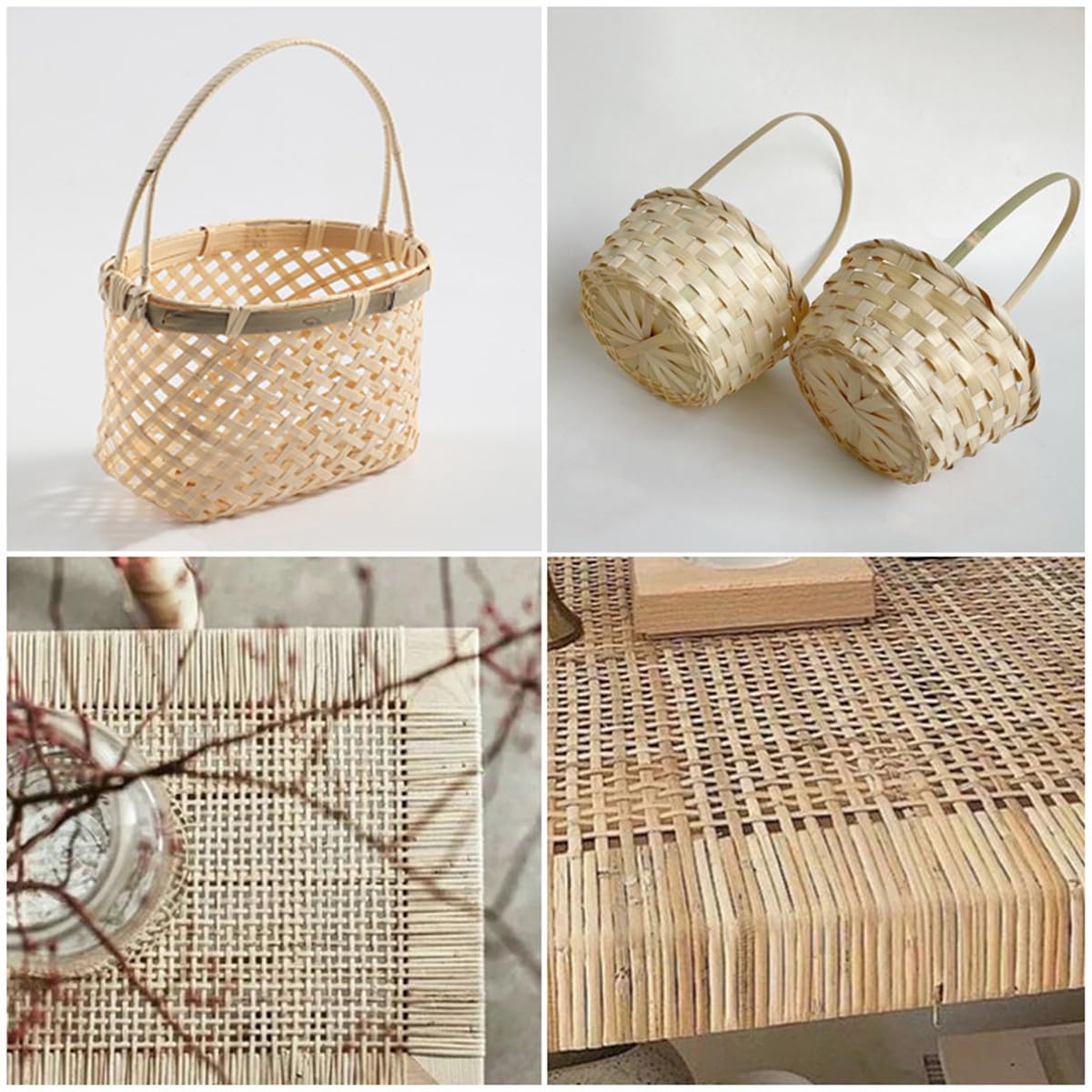 Amazon.com: Czsycdsf 50 Pcs 1.85 Meters Bamboo Strips for Weaving